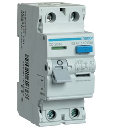 ELCB 63A 2P 30MA HAGER
