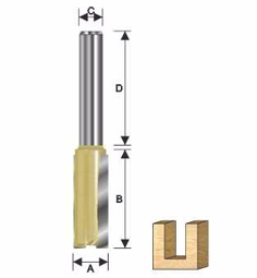 ARDEN ROUTER BIT STRAIGHT 14 X 20 X 12MM