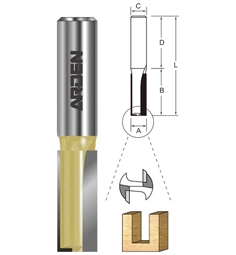ARDEN STRIGHT CUTTER CT TWO FLUTES 30X6