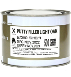 MAS PUTTY FILLER LIGHT OAK 500ML