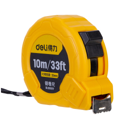 MEASURING TAPE 10MX25MM DELI #DL9010Y