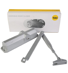 YALE DOOR CLOSER SILVER                 