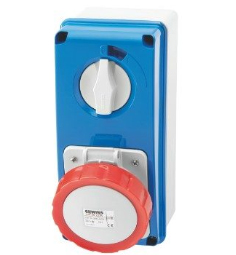 GEWISS IND SOCKET 32 AMP 5 PIN INTERLCKD TYPE IP67