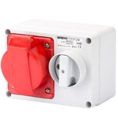 GEWISS IND SOCKET 32 AMP 5 PIN INTER LOCKING SWITCH TYPE