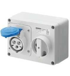 GEWISS IND SOCKET 16AMP 3 PIN INTER 