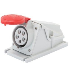 GEWISS IND SOCKET 16 AMP 5 PIN 380V IP67