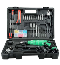 HIKOKI IMPACT DRILL 550W (KIT SET)