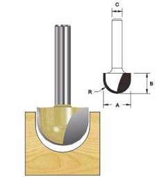 ARDEN ROUTER BIT CORE BOX CUTTER 32X6X6X6MM