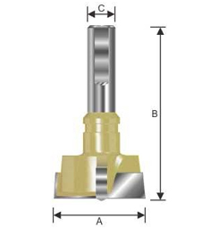 ARDEN ROUTER BIT HINGE BORING 32 X 12MM