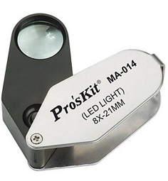 PROSKIT 8X LED ILLUMINATER MAGNIFIER    