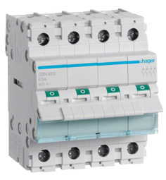 ISOLATOR 63A 4P HAGER #SB463