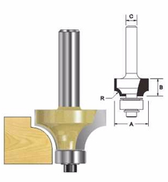 ARDEN ROUTER BIT ROUND OVER 12X32.7MM