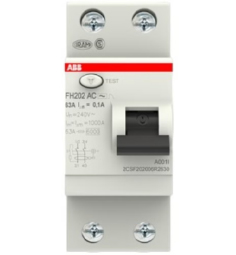 ELCB 63A 2P 100MA ABB