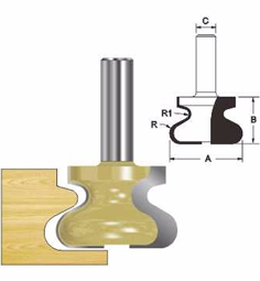 ARDEN ROUTER BIT DRAWER PULL BIT 19X17.5X6MM