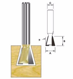 ARDEN DOVETAIL CUTTER 12.7X12.7X6.0