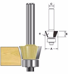 ARDEN ROUTER BIT BEVEL TRIM 19X 9.5X 6MM