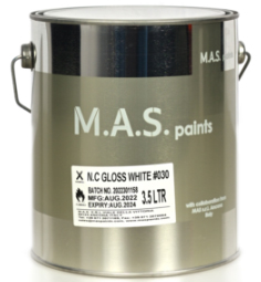 MAS NC GLOSS WHITE 3.5LTR #030