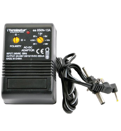 TERMINATOR AC/DC POWER ADAPTOR 6WAY 13W 