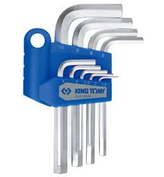 KING TONY HEXKEY SET 9 PCS - 1.5 TO 10MM