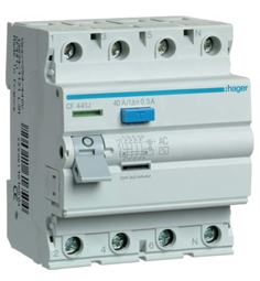 ELCB 40A 4P 300MA HAGER                 