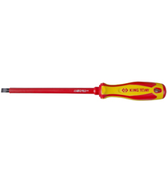 KING TONY INSULATED SCREW DRIVER FLAT   