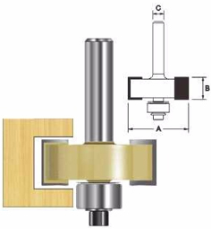 ARDEN ROUTER BIT REBATE W/BEARING 28.6X12.7X6MM