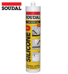 SOUDAL SILICONE GREY 280 ML             