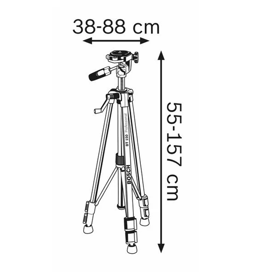 BOSCH BT 150 PROFESSIONAL BUILDING TRIPOD