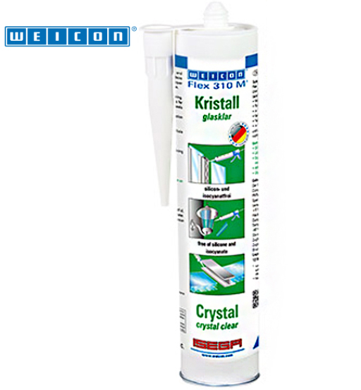 FLEX CRYSTAL GLASS CLEAR 310ML WEICON 