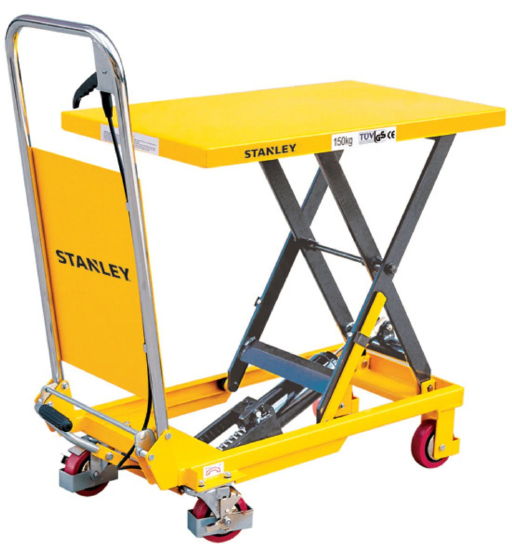 HYDRAULIC TABLE LIFTER TROLLEY 150KG-STANLEY