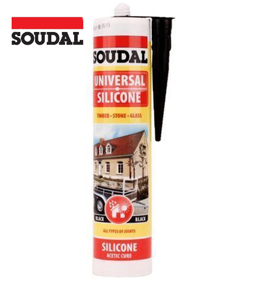 SOUDAL SILICONE GP GREY 280ML 