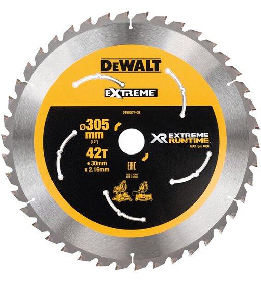 DEWALT 305 X 30MM 42T XR FLEXVOLT CIRCULAR SAW BLADE