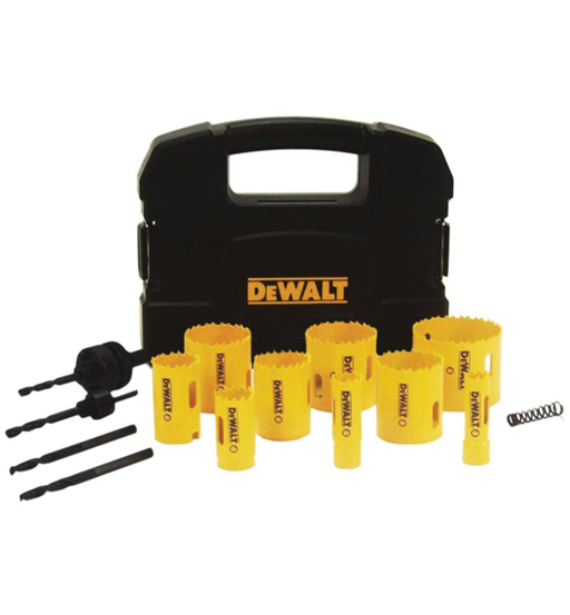 DEWALT 13 PIECE GENERAL PURPOSE BI-METAL HOLE SAW KIT