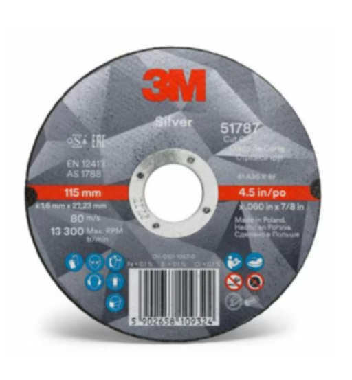 3M SILVER CUTTING DISC 4.5