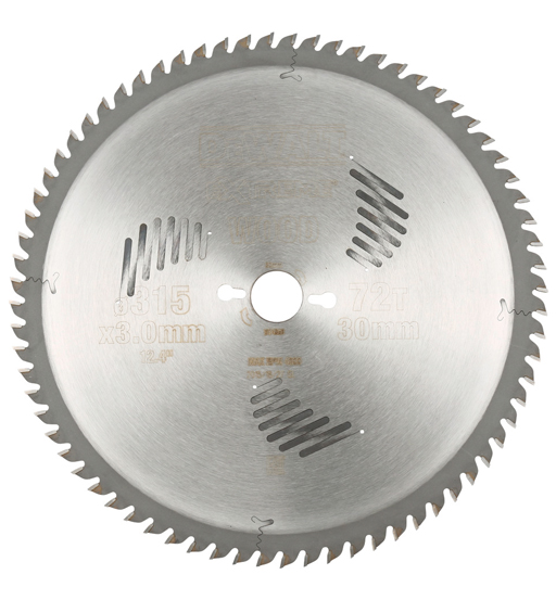 DEWALT CIRCULAR SAW BLADES - SERIES 60 - D315/BS30/2.2/3/72/ATB/10DEG