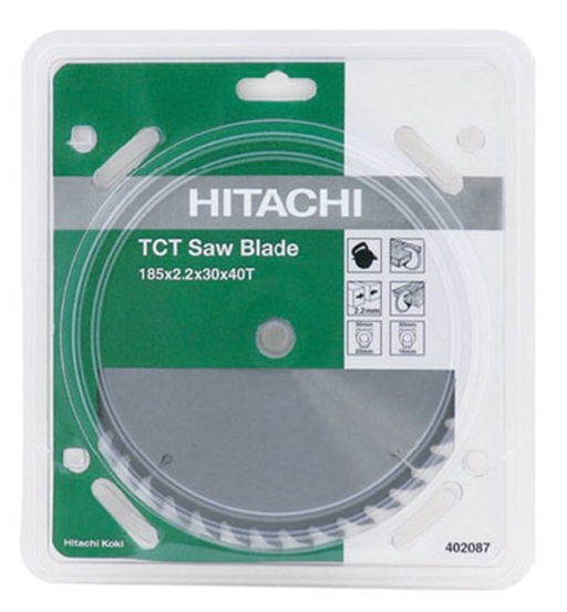 HIK TCT SAW BLADE 185MM-D30 HOLE (WITH 20/16 WASHER) -NT40