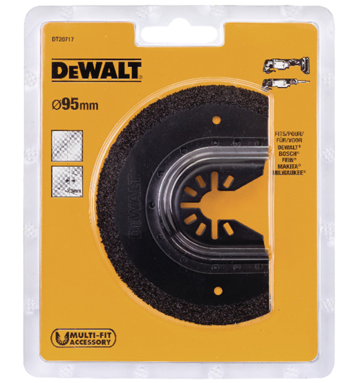 DEWALT OSCILLATING CARBIDE GROUT REMOVAL BLADE 3MM