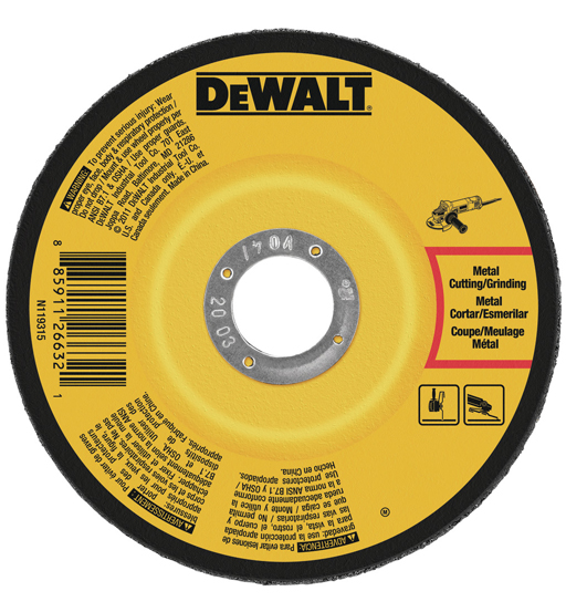 DEWALT STAINLESS STEEL GRINDING WHEEL 115 X 6.4 X 22.23MM TYPE 27