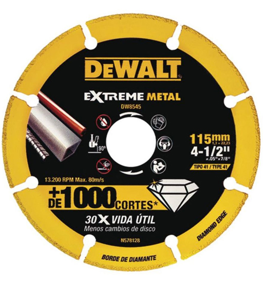 DEWALT DIAMOND GRINDING WHEEL 125 X 22.23MM TURBO