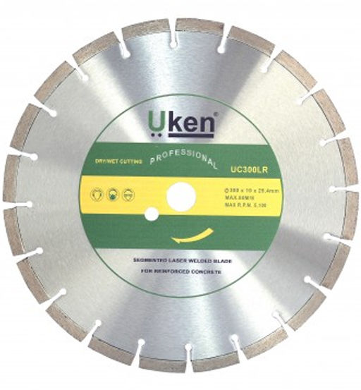 UKEN REINFORCED CONCRETE DIAMOND BLADE 300MM