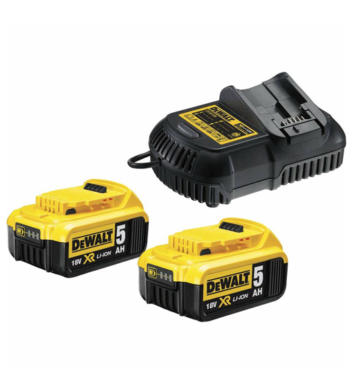 DEWALT 18V XR 5.0AH BATTERY KIT