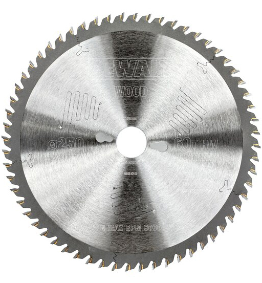 DEWALT 250x30mmx60-TOOTH CIRCULAR SAW BLADE SERIES 60
