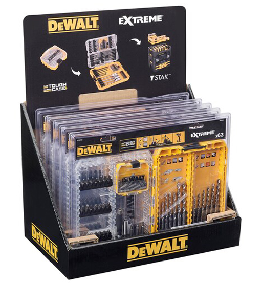 DEWALT 63PC DRILL DRIVE SET WITH EXTREME MASONRY&EXTREME METAL DRILL BITS