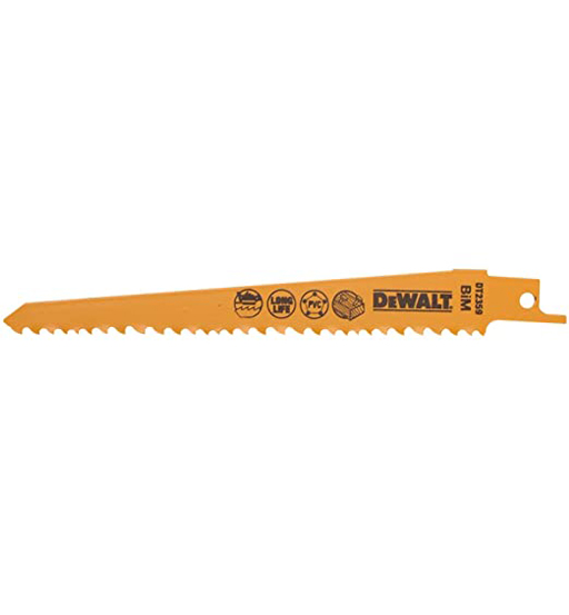 DEWALT RECIPROCATING BLADES- BI METAL 152MM