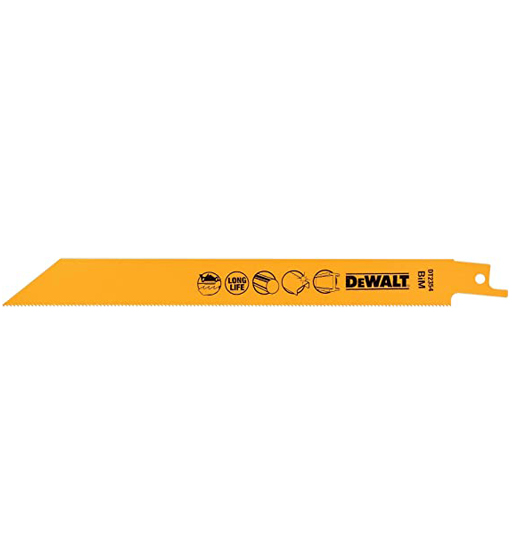 DEWALT RECIPROCATING BLADES – BI METAL 203MM