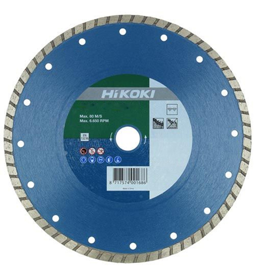 HIK DIAMOND BLADE 230X 2.4 X 6 MM Hard Brick/Hard Concrete-Sintered Turbo Rim