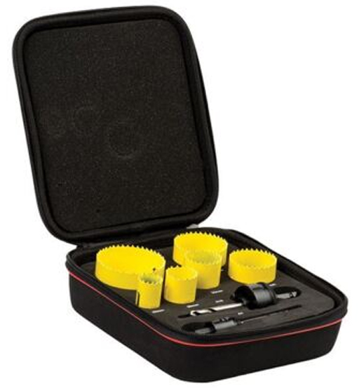 STARRETT HOLE SAW SET 6PCS (KID BOX) #KFC06023