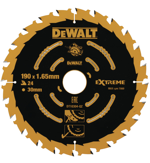 DEWALT EXTREME FRAMING CIRCULAR SAW BLADE 24T(CORDED)