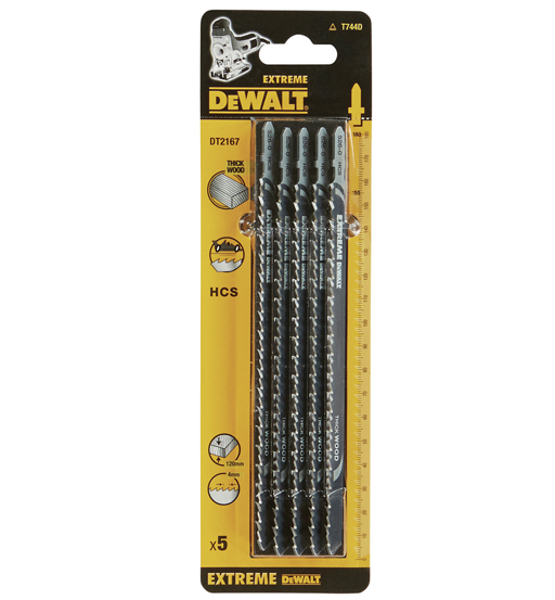 DEWALT JIG SAW BLADE T SHANK 155MM 6T