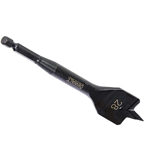 DEWALT SHOCKPROOF FLATWOOD DRILL BIT,28mm x 5.98